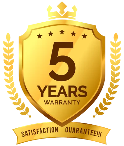 5 lat gwarancji